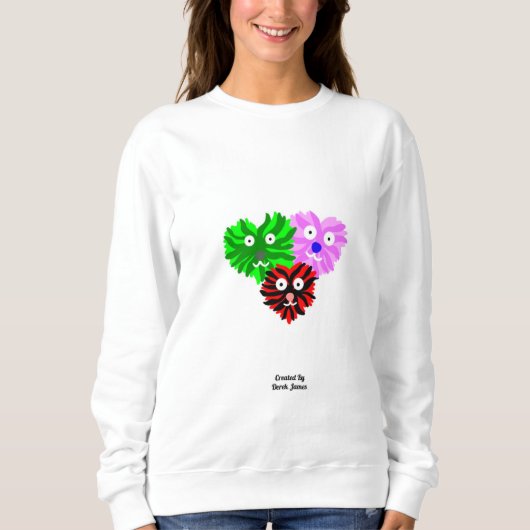 Heart Fuzzies Dames Sweatshirt (Voorkant)