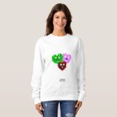 Heart Fuzzies Dames Sweatshirt (Voorkant volledig)