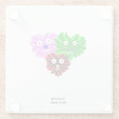 Heart Fuzzies Glass Onderzetter (Achterkant)