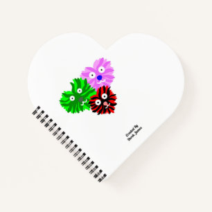 Heart Fuzzies Heart Shaped Spiral Notitieboek