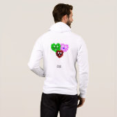 Heart Fuzzies Mannen Hoodie (Achterkant volledig)