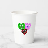 Heart Fuzzies Paper Cups Papieren Bekers (Achterkant)