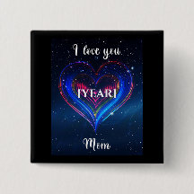 Heart Galaxy Pin / Pin Corazón Galaxia