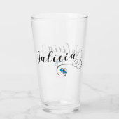 Heart Galicia vlag, Galicië, Galiza Glas (Achterkant)