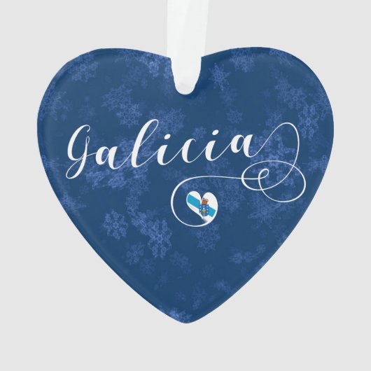 Heart Galicia vlag, Galicië, Galiza Ornament (achterkant)