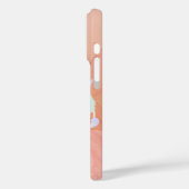 Heart Garden – Blauwe en groene bloemenkunst Case-Mate iPhone Case (Achterkant / Links)