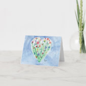 Heart Garden - KidsArt voor CHOC Bedankkaart (Voorkant)