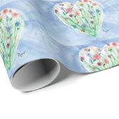 Heart Garden - Kinder kunst voor CHOC Wrapping Pap Cadeaupapier (Rol Hoek)