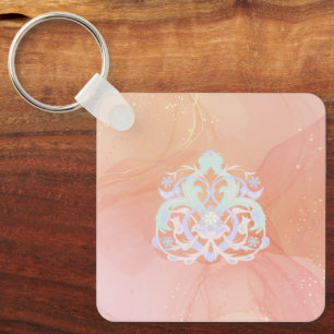 Heart Garden, Romantische Bloem Harmonie Sleutelhanger