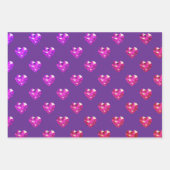 Heart Gemstone Inpakpapier Vel (Voorkant)