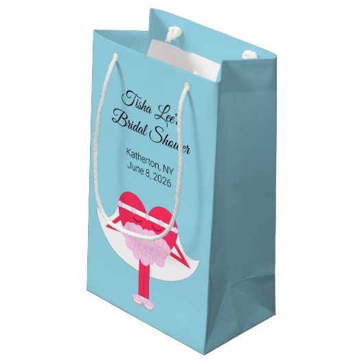 Heart Getting Married - Vrijgezellenfeest Klein Cadeauzakje (Achterkant Gekanteld)