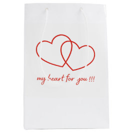 Heart Gift Bag Medium Cadeauzakje