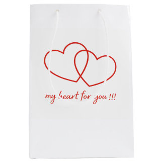 Heart Gift Bag Medium Cadeauzakje