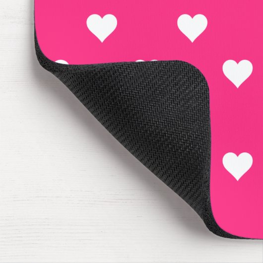 Heart Gift Pattern, Valentijnsdag Decoration Muismat (Hoek)