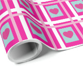 heart gift wrap for girls cadeaupapier (Rol Hoek)