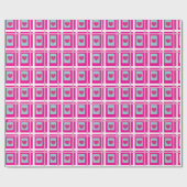 heart gift wrap for girls cadeaupapier (Vlak)