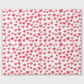 Heart Gift Wrapping Paper Cadeaupapier (Vlak)