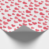 Heart Gift Wrapping Paper Cadeaupapier (Hoek)