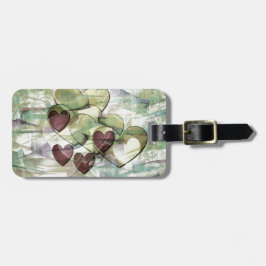 Heart Gifts | Zacht groen Bagagelabel