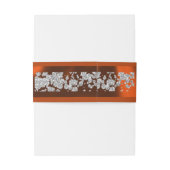 Heart & Glitter - Koperbruiloft Uitnodigingen Wikkel (Achterkant Voorbeeld)