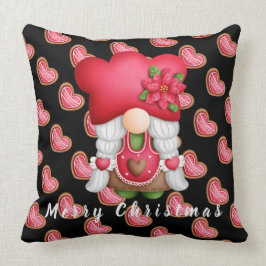 Heart Gnoom past Tekst en Kleur 20"X20" aan Kussen