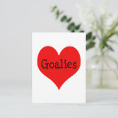 Heart Goalies Briefkaart (Staand voorkant)