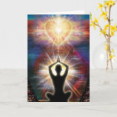 Heart Graaf 1 Kaart (Gele Bloem)