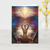 Heart Graaf 3 Kaart (Gele Bloem)