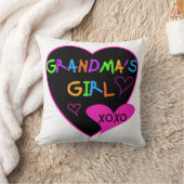 Heart Grandma's Girl T-shirts en Gifts Kussen (Deken)