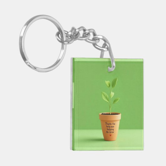 Heart-Grown Teacher Joy Sleutelhanger (Voorkant Links)