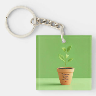 Heart-Grown Teacher Joy Sleutelhanger