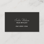 Heart Hairdryer Hair stylist Salon Tools Beauty Visitekaartje (Achterkant)