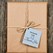 Heart Hand gemaakt met Love Typography Script Zelfinktende Stempel