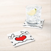 Heart Hand  Kartonnen Onderzetters (Insitu)