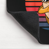 Heart Hands Funny Retro Goldfish Lover Sungles Mak Muismat (Hoek)