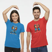 Heart Hands Monkeys - Sweet Mimo & Zina T-shirt