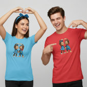Heart Hands Monkeys - Sweet Mimo & Zina T-shirt