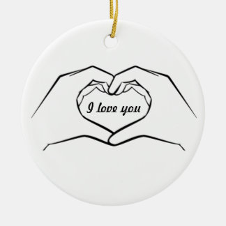 Heart Hands Ornament