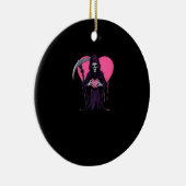 Heart Hands Reaper Classic Meme Keramisch Ornament (Rechts)