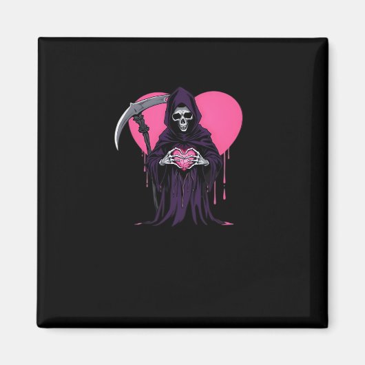Heart Hands Reaper Classic Meme Magneet (Voorkant)