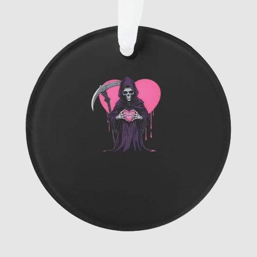 Heart Hands Reaper Classic Meme Ornament (voorkant)