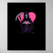 Heart Hands Reaper Classic Meme Poster (Voorkant)