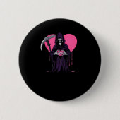 Heart Hands Reaper Classic Meme Ronde Button 5,7 Cm (Voorkant)