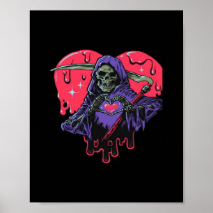 Heart Hands Reaper Classic Poster