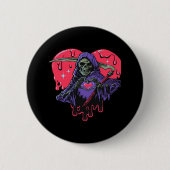 Heart Hands Reaper Classic Ronde Button 5,7 Cm (Voorkant)