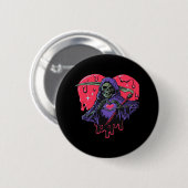 Heart Hands Reaper Classic Ronde Button 5,7 Cm (Voorkant /achterkant)