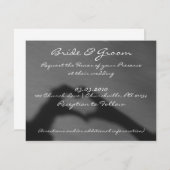 Heart Hands Wedding Invitations Kaart (Voorkant / Achterkant)