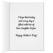 Heart Happy Moederdag Godmoeder (Binnen (Rechts))