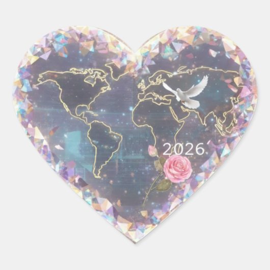 HEART HART STICKER (Voorkant)