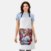 Heart & Healing - Nurse with Anatomical Heart Schort (Gedragen)